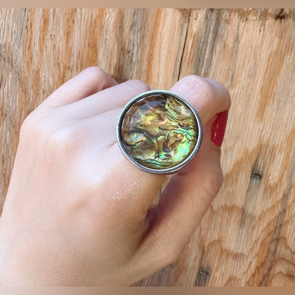 Abalone Shell Ring
